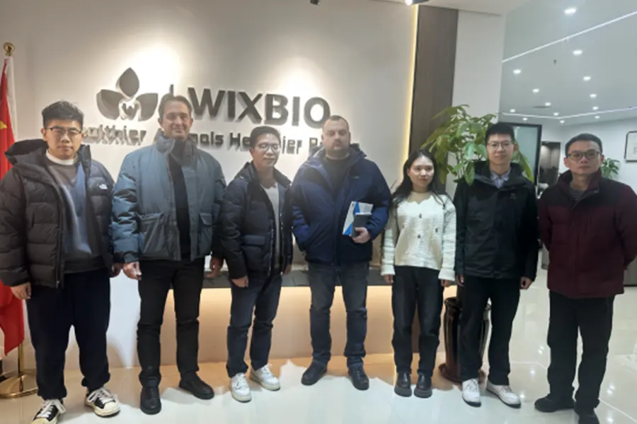 russian company pharmindustria visits wixbio